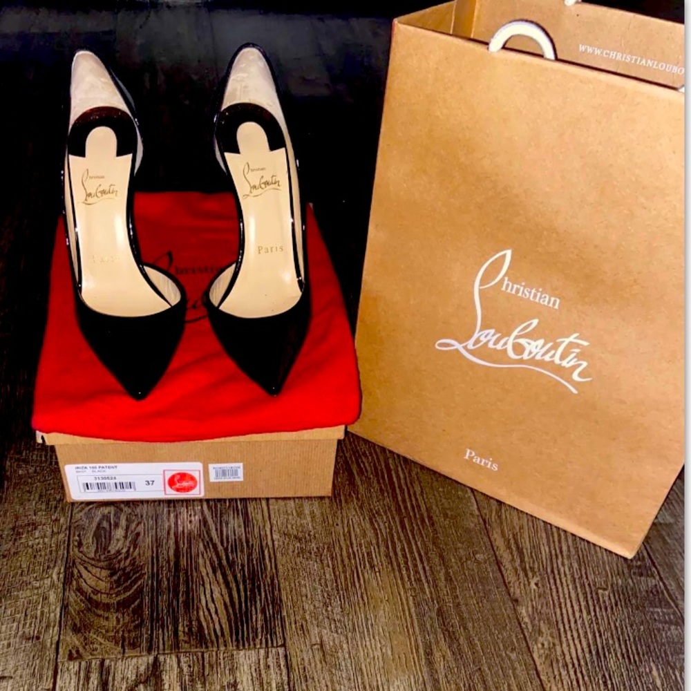 Black Patent IRIZA Christian Louboutin Size “37